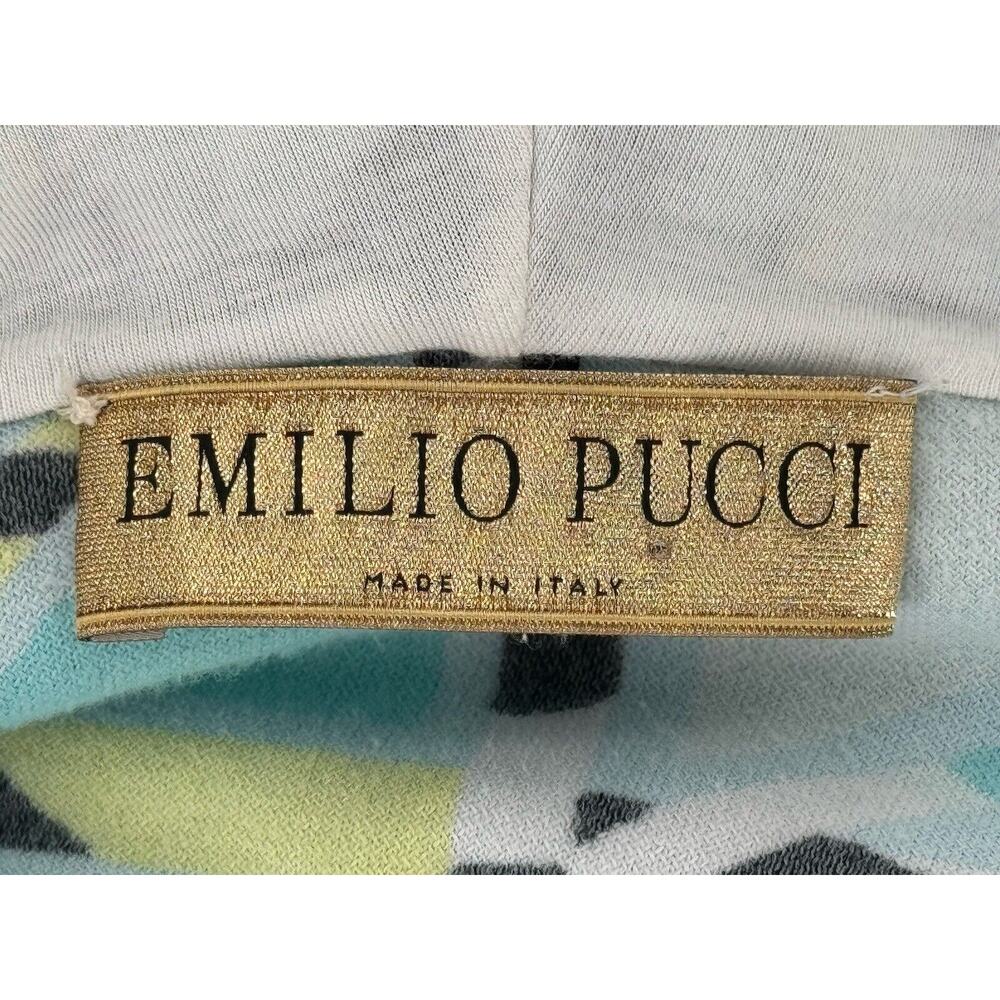 Emilio Pucci Dress Size 8 42 Terrycloth Beach Resort Hooded Swim Cover Up - Picture 12 of 16